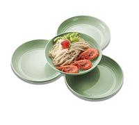 Piatti piani impilabili piatti piani piatti rotondi per uso domestico set di 8 pezzi possono essere utilizzati per insalata dessert frutta pasticceria piatto per uso familiare pizza piatto pasta