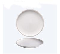 Piatti piani impilabili Piatto per la colazione piatto da colazione con texture smerigliata piatto in ceramica per insalata antipasto piatto da 20 cm piatto rotondo da bistecca 4 pezzi piatto per