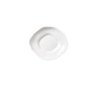 Piatti piani irregolari in ceramica da 25,4 cm, piatti unici per hotel, ristoranti e feste, eleganti stoviglie per piatti freddi e decorazioni per eventi (set da 12)