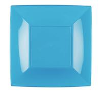 Piatti Piani Nice Quadrati Colorati 23x23cm 25pz Riciclabili - GOLDPLAST - Feste