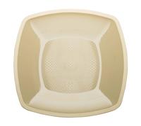 Piatti Piani Square Quadrati Colorati Riciclabili 23cm 25pz - GOLDPLAST - Feste