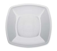 Piatti Piani Square Quadrati Colorati Riciclabili 23cm 25pz - GOLDPLAST - Feste