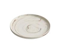 Piatti Piatto da pranzo in grana di marmo imitazione Piatto rotondo semplice Piatto da bistecca in ceramica for ristorante di hotel di lusso Piatto da pranzo a casa(10.6 inch)