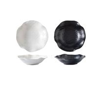 Piatti Piatto in ceramica smaltata colorata, piatto da portata in stile cinese, semplice motivo in pietra, piatto fondo, piatto for verdure, insalatiera, ciotola profonda Stoviglie Per La Cena(C)