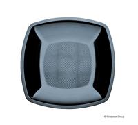 PIATTI PP.PIANI QUADRI NERI X25PZ