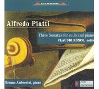Piatti/Ronco/Ambrosini - 3 Stas For Cello & Piano: Stas 1-3 Op 28-30