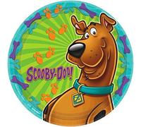 Piatti rotondi Amscan Scooby-Doo 9"""" L x 9"""" W