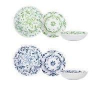 PIATTI SET 12 PZ MELAMINA 2ASS ART.758620