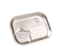 Piatti snack infrangibili sicuri per bambini 25x19 cm delicati sulle mani dispon