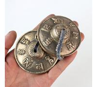 Piatti tibetani Tingsha per amici Campane leggere da meditazione in ottone