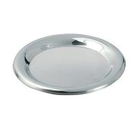 Piattini Conto Ø 14 Cm Argento Acciaio Inox - 100 Unità