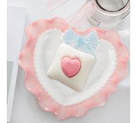 Piattini Da Piatto Di Frutta Vassoio Ceramica Piastra Forma Cuore