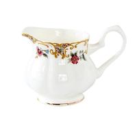 piattino per sugo Brocca for latte in ceramica con manico e beccuccio salvagoccia, pentola for salsa multiuso for la casa Salsiere(Red)