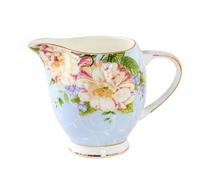 piattino per sugo Brocca for latte in ceramica con manico e beccuccio salvagoccia, utensile da caffè for la casa, pentola for salsa multiuso, salsiera Salsiere(Blue)