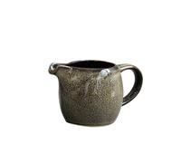 piattino per sugo Brocca for latte in ceramica creativa con manico multicolore, for condire e servire salsiera da 80 ml Salsiere(Grijs)