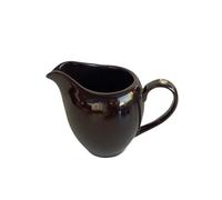 piattino per sugo Pentola for salsa in ceramica nera, ristorante, hotel, salsiera, brocca for latte con manico Salsiere