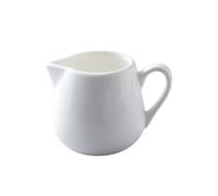 piattino per sugo Salsiera in ceramica bianca con manico, brocca for il latte for salse, insalata di Salsiere(Piccolo)