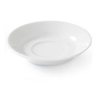 Piattino per tazzina da caffè OPTIMA, porcellana bianca, diametro 90 mm, set da