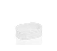 PIATTINO PORTA SAPONE SAPONETTA DA APPOGGIO BIANCO SET ACCESSORI BAGNO IMPERO