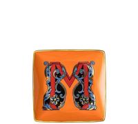 Versace, Holiday Alphabet, Coppetta Lettera "M" 12cm, Porcellana