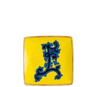 Piattino Quadrato Giallo Lettera E Versace Holiday Alphabet