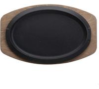 PIATTO A SERVIRE GHISA VASSOIO LEGNO ilsa PER CARNE braceria steak house