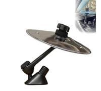 Piatto a tamburo per bocchetta dell'aria dell'auto, divertente gadget musicale per conducenti e batteristi, facile installazione e robusto, adatto a tutti i tipi di veicoli (argento, 1 pezzo)