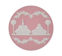 Piatto bambola Wedgwood Jasper Hina, 18,5 cm (supporto piatto) dal Giappone F...