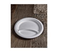 Piatto Bi-scomparto bio 26 cm - 50pz