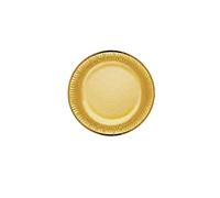 PIATTO CARTA cm 23 PARTY GOLD Pz. 10 BIBO