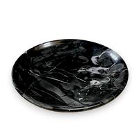 Piatto Centrotavola Vassoio Marmo Nero Portoro Home Decor Interior Design Ø 22cm