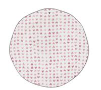 Piatto Colazione Hearts all over Cuori Bianco Rosa D.23cm BASTION COLLECTIONS