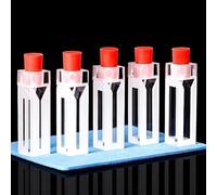 Piatto colorimetrico chiuso fluorescente al quarzo - Volume da 350ul a 1750ul, lunghezza del percorso 1-5 mm, resistente agli acidi e agli alcali,1 pz