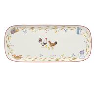 Piatto Country Life Fattoria 40x17, 5cm Bianco Colorato Porcellana EASY LIFE
