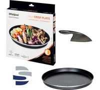 PIATTO CRISP MICROONDE WHIRLPOOL BASE 30,5 Cm + COLTELLO IN NYLON ANTIGRAFFIO