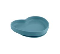 Piatto cuore silicone azzurro 9m+ - chicco
