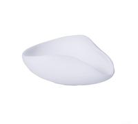 Piatto da caffè ergonomico in silicone per una pesatura precisa e un facile trasferimento dei chicchi (bianco)