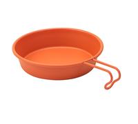 Piatto da Campeggio in Acciaio Inox da Esterno con Manico 280ml per Servizio Ali
