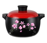 Piatto da cucina in ceramica per alte temperature, Pentola in ceramica e argilla da 2,5 l-3,5 l(Capacity2.5L)