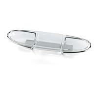 Piatto da degustazione UNOMILLE 41x12 cm Antipastiera a 3 Scomparti