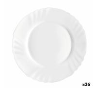 Piatto da Dolce Bormioli Rocco Ebro Bianco Vetro [20 cm] [36 Unità]