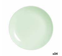 Piatto da Dolce Luminarc Diwali Paradise Verde Vetro 19 cm [24 Unità]