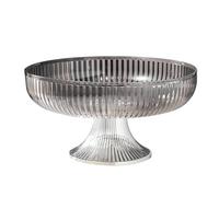Piatto da Frutta, Ciotola per Frutta Decorativa in Stile Retrò per Centrotavola da Bancone della Cucina, Ciotola per Snack Decorativa Salvaspazio in Plastica Multifunzionale per(Grigio argento)