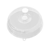Piatto da microonde, coperchio trasparente per protezione dei piatti, coperchio anti schizzi con flusso d'aria perforato, resistente al calore, per cucina, mensa, hotel, riscaldamento alimentare