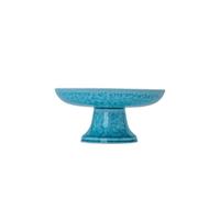 Piatto da Portata di Frutta Piatto da dessert in ceramica con piede alto da frutta Piatto da dessert cinese Piatto da frutta ristorante Piatto da antipasto Cucina Ciotola di frutta Piatti di Frutta(A)