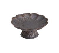 Piatto da Portata di Frutta Piatto da frutta cinese Zen Piatto alto retrò Piatto da snack in ceramica Piatto da frutta a forma di petalo Piatti di Frutta(B)