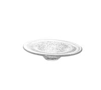 Piatto da Portata di Frutta Piatto da frutta decorativo in vetro Decorazione moderna trasparente for sala da pranzo, portafrutta Piatti di Frutta