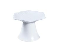 Piatto da Portata di Frutta Piatto da frutta in ceramica Piatto da esposizione for frutta for feste Piatto da frutta bianco con piede alto Piatto da torta for tè pomeridiano Piatti di Frutta