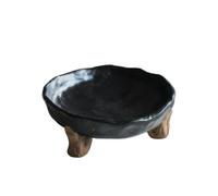 Piatto da Portata di Frutta Piatto da frutta in ceramica retrò Piatto da ristoro cinese Decorazione da tavolo Piatto da frutta Vassoio portaoggetti domestico Piatti di Frutta(B)