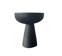 Piatto da Portata di Frutta Piatto da frutta in legno Zen con piede alto Piatto da frutta for la casa Piatto da frutta in legno massello Piatto da pane for ristorante Piatti di Frutta